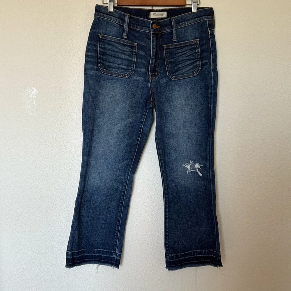 Madewell Cali Demi Boot Cut Jeans - Picture 1 of 9